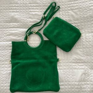 New Suede purse from Paris
3 ways to carry-crossbody